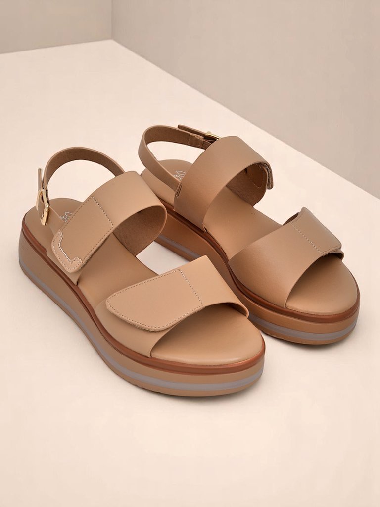 Royalfashion Sieviešu sandales ar biezāku zoli Tulipp