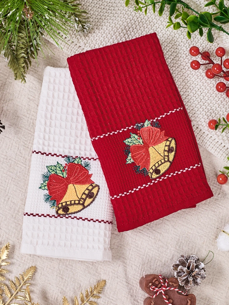 Royalfashion Ziemassvētku dvielis Ielieciet ceļa