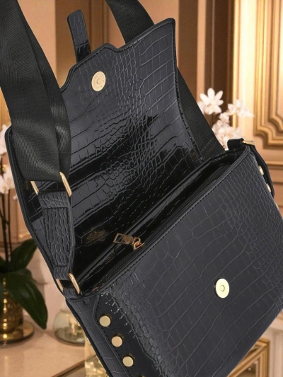 Royalfashion Лакированная маленькая женская сумочка из экокожи Nexa Vale