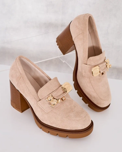 Royalfashion Женские мокасины на высокой шпильке Nezii