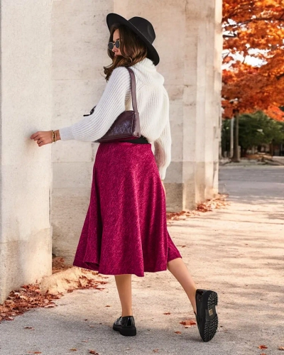 Royalfashion Women's midi skirt