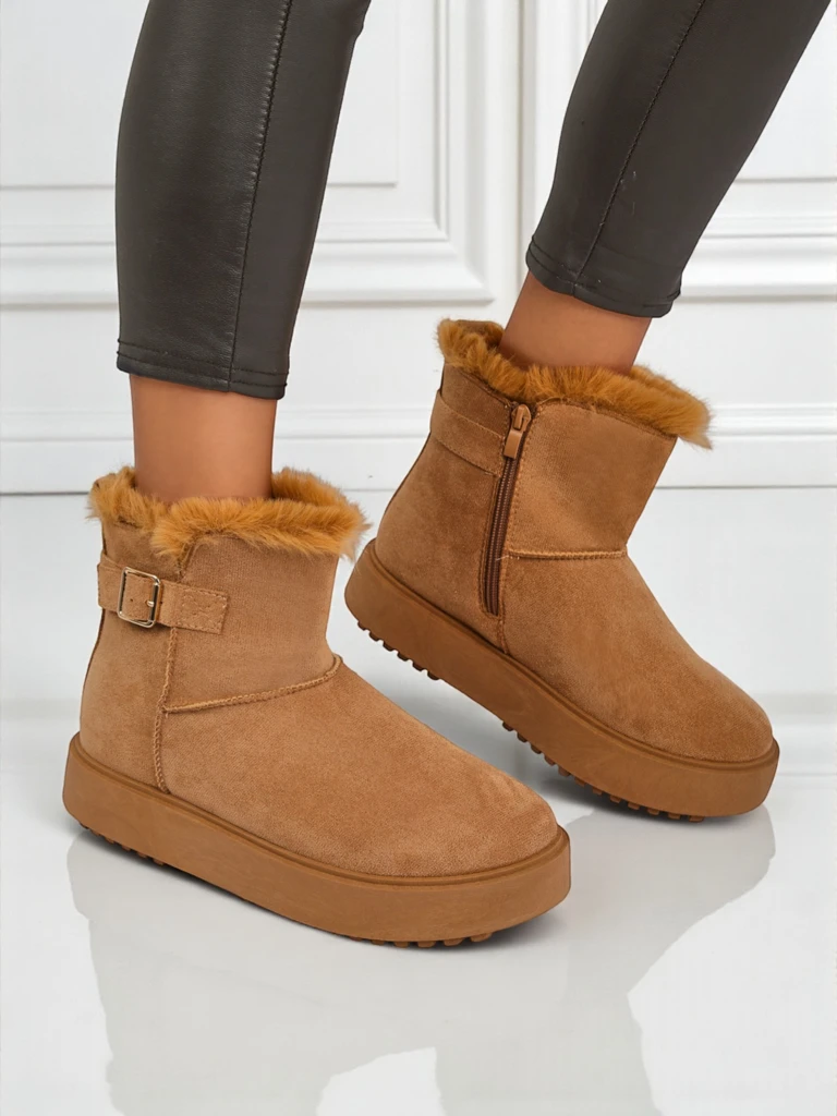 Royalfashion Krutki čevlji a'la snežni škornji venski Aurelia Classico