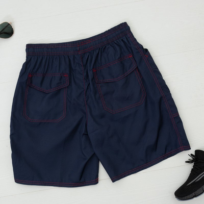 Navy blue men's sports shorts shorts - Clothing