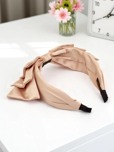 Royalfashion Satīna matu lente ar loku Celine