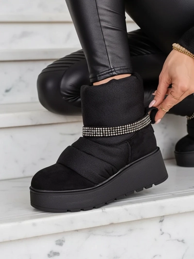 Royalfashion Женские зимние сапоги на танкетке Renosi