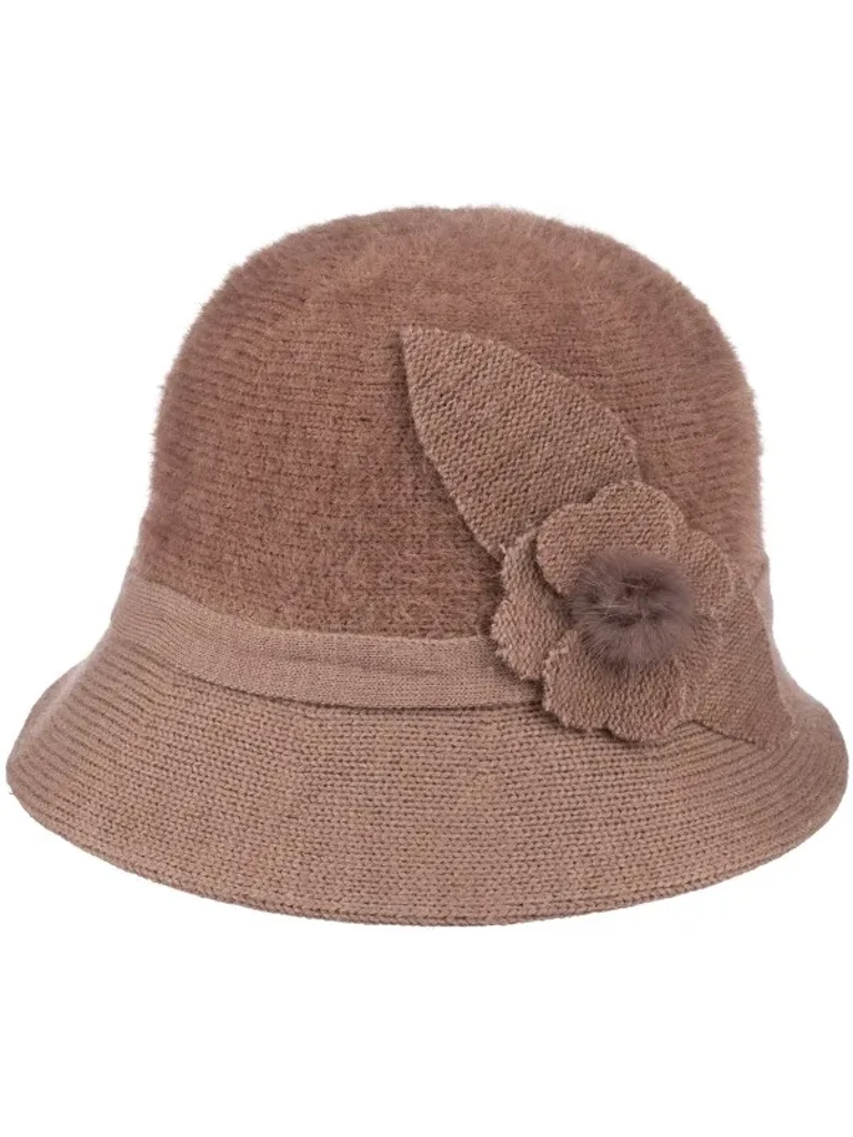 Женская шляпа-котелок с украшением Pearl Belle