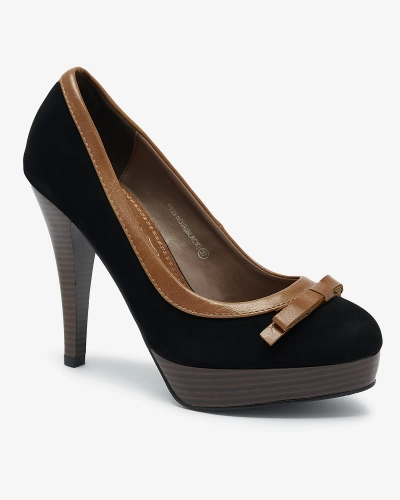 Черные женские туфли на высокой шпильке Zistin- Footwear