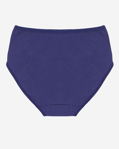 Navy blue women's briefs, briefs PLUS SIZE- Underwear