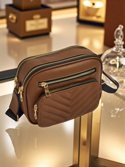 Small Women's Eco-Leather Bag Lunar Elegance