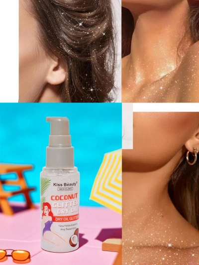 Summer Spray – Liquid face and body highlighter Coconut