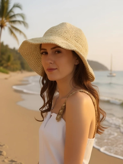Royalfashion Sieviešu Salmu Cepure Shade Muse