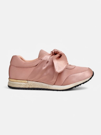 Royalfashion Women's Sneakers with Bow Socca