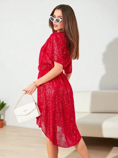 Royalfashion Sieviešu kleita ar spīdumiem