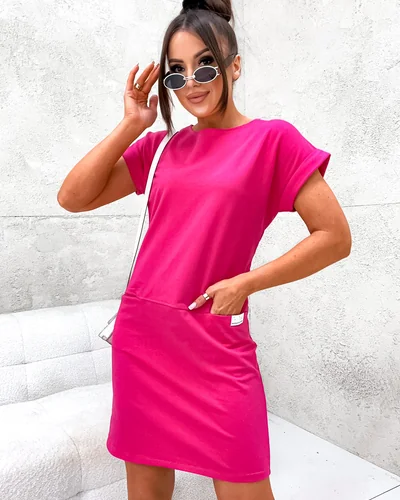 Royalfashion sieviešu kokvilnas auduma kleita