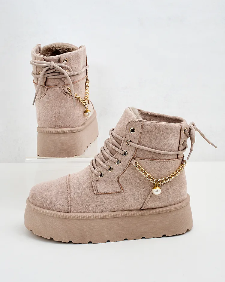 Royalfashion Женские ботинки на шнуровке Woruces