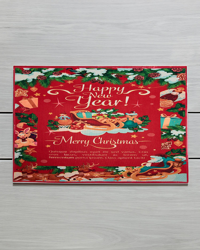 Royalfashion Christmas doormat rug