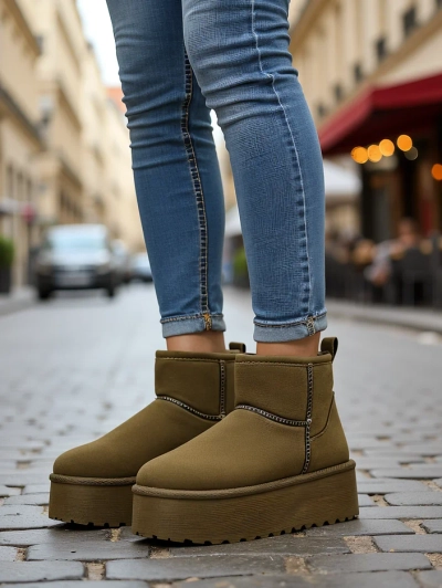 Royalfashion Short boots women's snow boots-style Wiebi