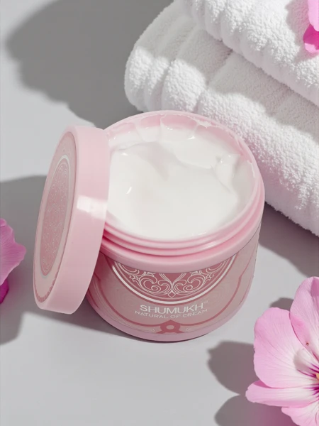 Light Pink -kasvo- ja kaulavoide, jolla on vaalentava ja kosteuttava vaikutus