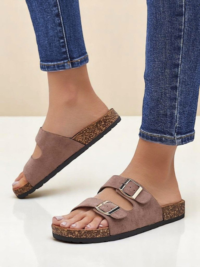 Royalfashion Women's sandals with buckles Foumy