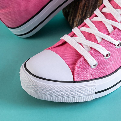 Pink Women's High Sneakers Skarllet - Footwear