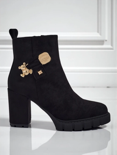 Women's Eco Suede Heeled Ankle Boots Bearr
