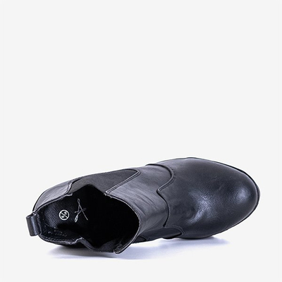 Black high-heeled boots Fausta - Footwear