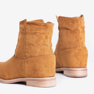 Eliana Ecological Suede Wedge Ankle Boots