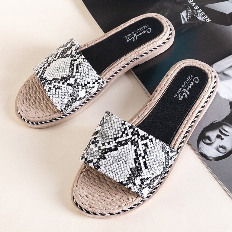 Ysia women's snake slippers - Footwear