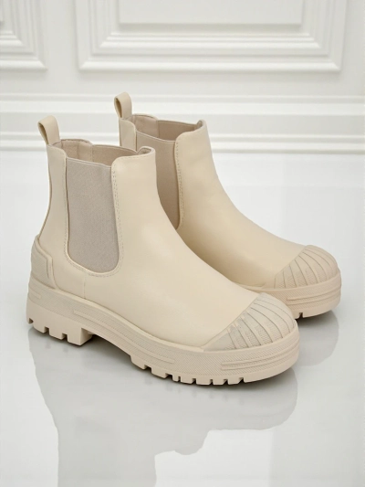 Amber Veil Platform Ankle Boots