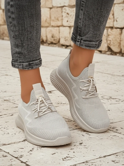 Aurelia Bianca – sneakers bianche da donna Royalfashion con suola piatta