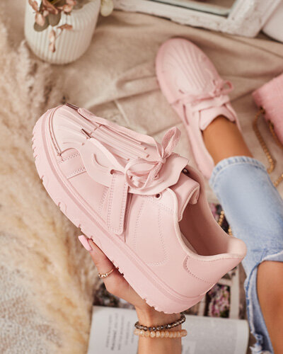 Pink sports women's sneakers Sumikoa - Footwear