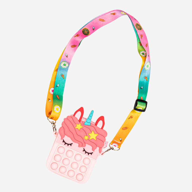 Pink Unicorn POP IT Handbag - Accessories