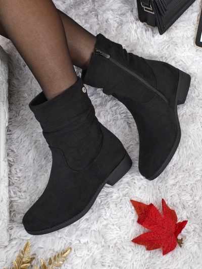 Botki kobiete high eko zamsz Norvia