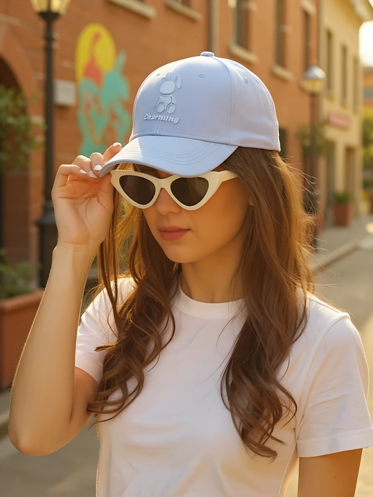 Royalfashion Baseball Cap with Rabbit Wink Patch