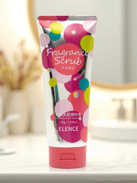 Fine-grained perfumed face and body scrub