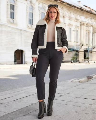 Royalfashion Элегантные женские брюки-треггинсы PLUS SIZE