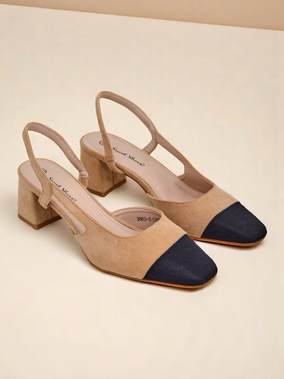 Royalfashion Sieviešu kurpes ar zemu papēdi un dekoratīvu purngalu Eleganzo