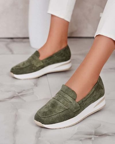 Royalfashion Женские мокасины на низком каблуке Sirn