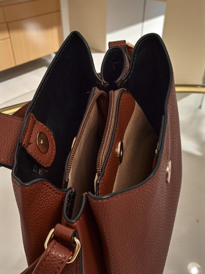 Small women's eco-leather handbag Narias