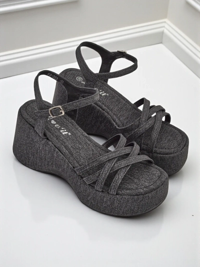 Royalfashion Женские сандалии на танкетке Shadow Lift