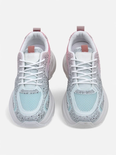 Royalfashion Sieviešu sporta kedas ar rhinestones Bloss