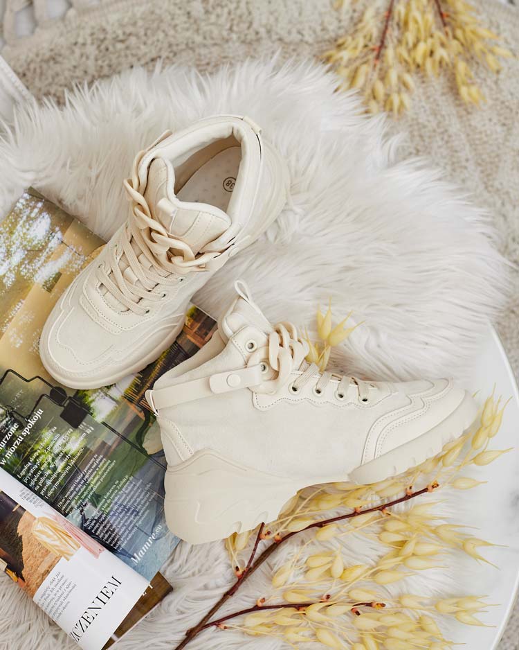 Royalfashion Женские спортивные высокие кроссовки Bullaro