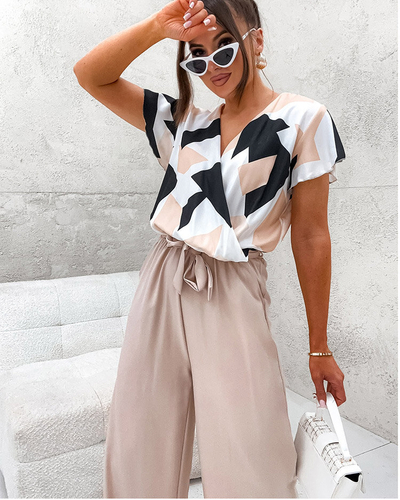 Royalfashion Sieviešu kombinezons ar garu apdruku