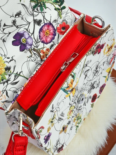 Royalfashion Ti sak pou fanm an po ekolojik nan flè Ori Elle