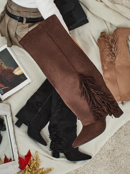 Women's Eco Suede Boots with Upper Rimolea