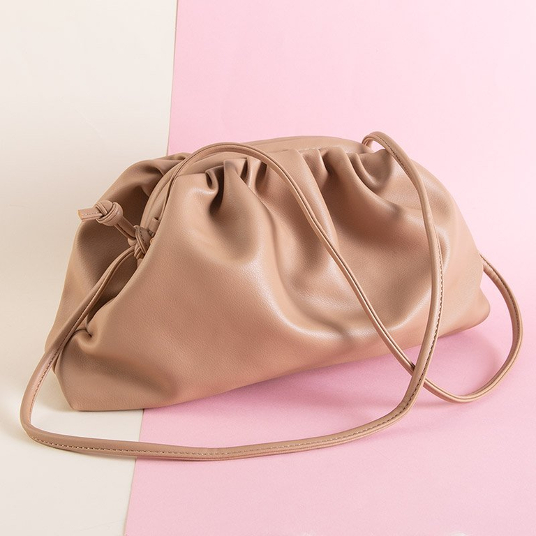 Sieviešu smilškrāsas plecu somiņa - Aksesuāri