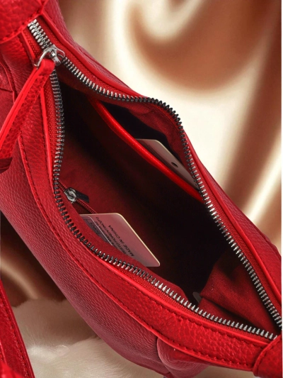 Royalfashion Маленькая женская сумочка из экокожи с декоративным ремешком Lacquea