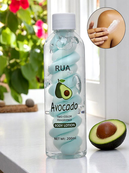 Moisturizing and smoothing body lotion with avocado