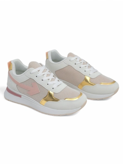Royalfashion Women's sporty sneakers with glitter Berilane