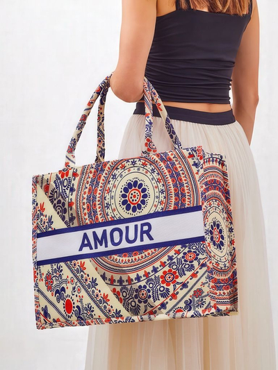 Royal Fashion Fabric Handbag Amour Vibes